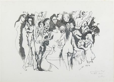GUTTUSO RENATO (1912 - 1987) - SENZA TITOLO .
