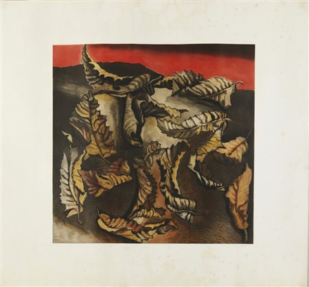 GUTTUSO RENATO (1912 - 1987) - FOGLIE.