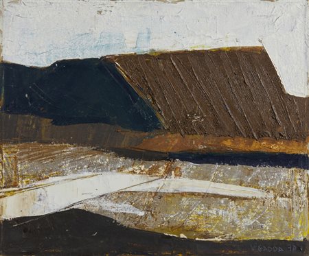 GADDA WALTER (n. 1950) - PAESAGGIO SICULO.