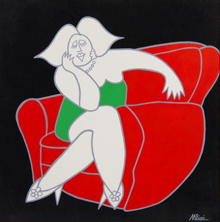 ULIVI SERGIO  (n. 1955) - LA SOGNATRICE.