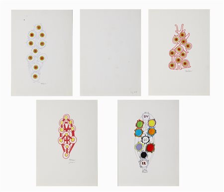 FALZONI GIORDANO (1925 - 1998) - DIECI DI DENARI.