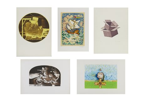 AUTORI VARI - LOTTO COMPOSTO DA N.6 FOGLI: SENZA TITOLO.