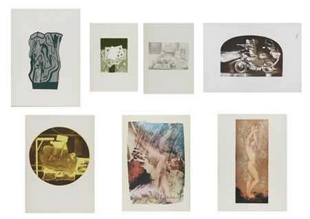 AUTORI VARI - LOTTO COMPOSTO DA N.7 FOGLI: SENZA TITOLO.