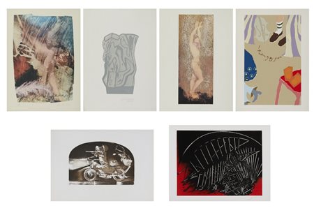 AUTORI VARI - LOTTO COMPOSTO DA N.6 FOGLI: SENZA TITOLO.