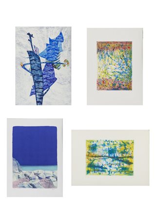 AUTORI VARI - LOTTO COMPOSTO DA N.5 FOGLI: SENZA TITOLO .