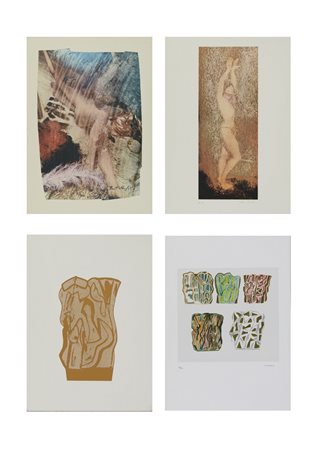 AUTORI VARI - LOTTO COMPOSTO DA N.5 FOGLI: SENZA TITOLO.