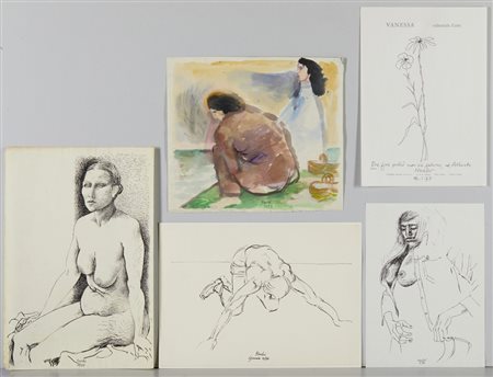 MUCCHI GABRIELE (1899 - 2002) - LOTTO COMPOSTO DA N.5 OPERE.