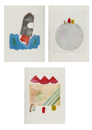 CARMI EUGENIO (1920 - 2016) - CARTELLA COMPOSTA DA N.3 FOGLI.