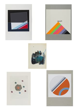 CARMI EUGENIO (1920 - 2016) - LOTTO COMPOSTO DA N.5 FOGLI: SENZA TITOLO.