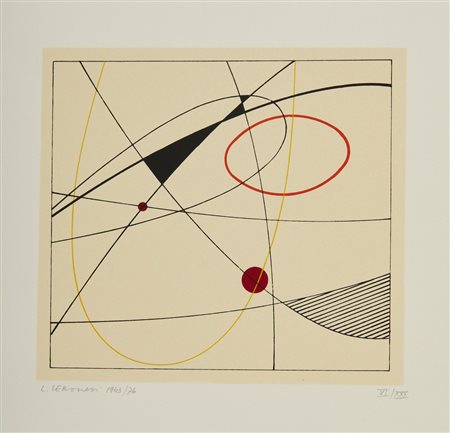 VERONESI LUIGI (1908 - 1998) - COMPOSIZIONE 1943/ '76.