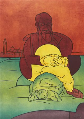 ADAMI VALERIO (n. 1935) - SENZA TITOLO.