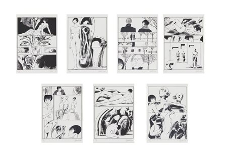 CREPAX  GUIDO (1933 - 2003) - VALENTINA INCONTRA HENRY MOORE, 1991.