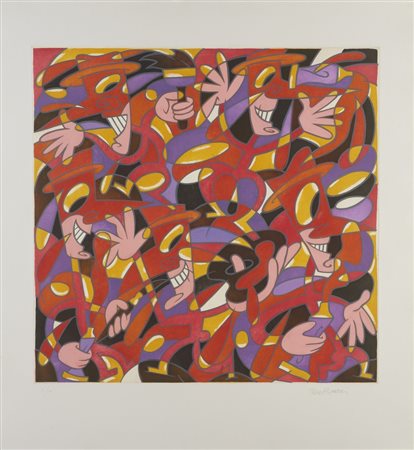 ECHAURREN  PABLO (n. 1951) - ARTISTI MICA TRISTI, 1998.