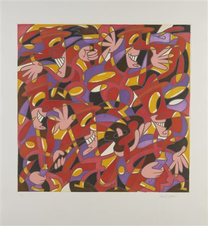 ECHAURREN  PABLO (n. 1951) - ARTISTI MICA TRISTI, 1998.