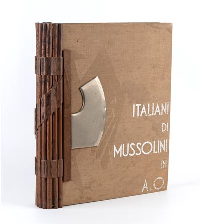  
ITALIANI DI MUSSOLINI IN A.O. volume numerato 1930
 34x42 cm
