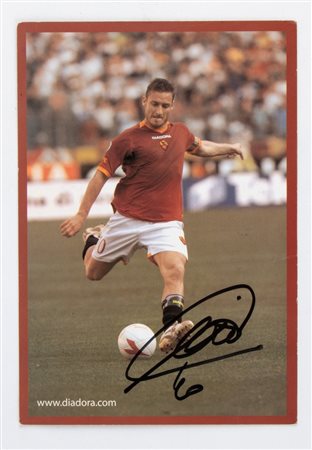  
Francesco Totti, AS ROMA, autografo su cartolina 
 11,5x16,5
