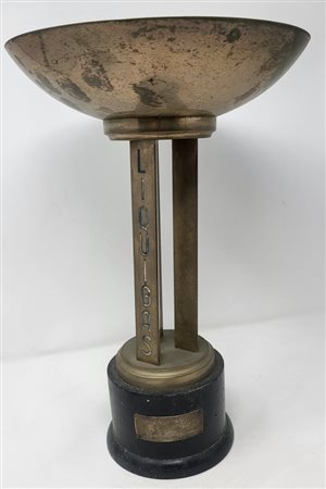  
Coppa LIQUIGAS trofeo 1940 1940s
 cm. 35