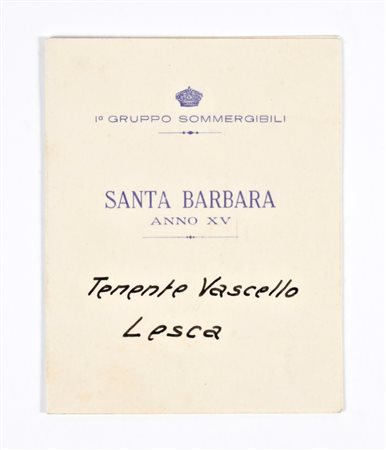  
Calendario IV squadriglia 1940
 9x14,5 cm