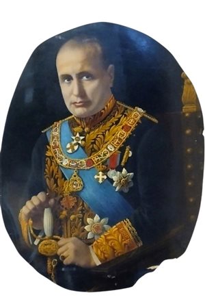  
Ritratto di Benito Mussolini prima metà XX sec.
 70x100 cm