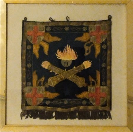  
Bellissima drappella dell'11° RGT artiglieria da campagna prima metà XX sec.
 27x27 cm