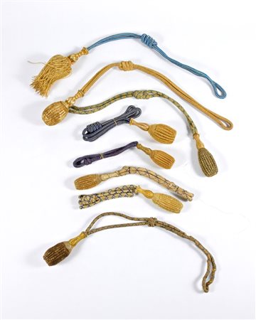  
Italia, Regno, lotto di pendagli da sciabola prima metà XX sec.
 