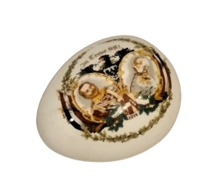  
Germania, Impero, Uovo di propaganda della Grande Guerra prima metà XX sec.
 