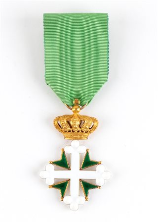  
Italia, Regno, Ordine SS Maurizio e Lazzaro, insegna di cavaliere ufficiale prima metà XX sec.
 