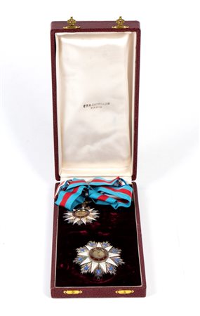  
Liberia, ordine stella d'Africa, insegna di Grand Ufficiale  prima metà XX sec.
 