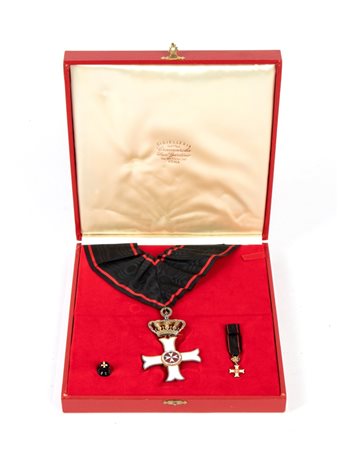 
Sovrano Militare Ordine di Malta, ordine Militense, insegna di commendatore seconda metà XX sec.
 