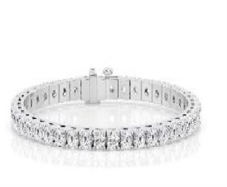 BRACCIALETTO TENNIS IN ORO 15,5 GR CON DIAMANTI LAB GROWN CL30