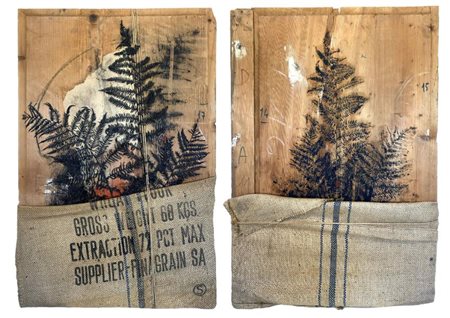 Claudio Sapienza (Catania, 1981 - ) Memoria naturale 2007 - 2021 Dittico...