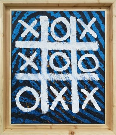 Giuseppe Corradino (Palermo , 1955 - ) Zeroper 2020 Tecnica mista su tela,...