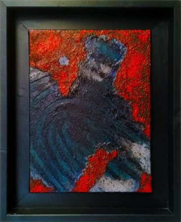 Giuseppe Corradino (Palermo , 1955 - ) Abyss 2012 Tecnica mista su tela 30x40 cm