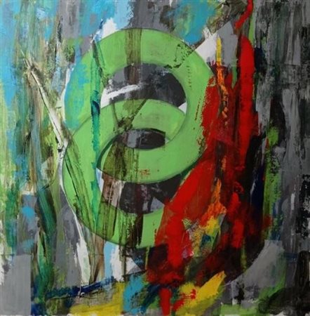 Roberto Fradale (Francavilla di Sicilia, 1968 - ) Metamorfosi 2021 Acrilico...