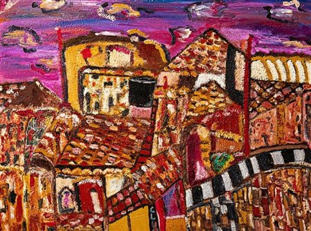 Enrico Gasparri (Catania, 1976 - ) El Barrio 60x80 cm