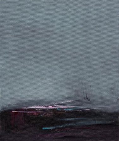 Salvo Privitera (Catania, 1957 - ) Furore 2022 Olio su tela 50x60 cm