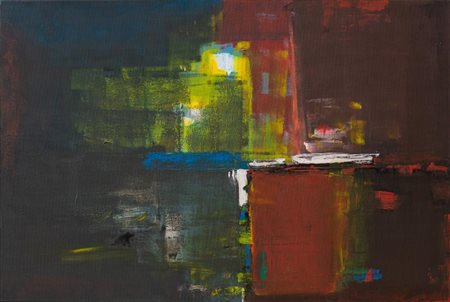 Salvo Privitera (Catania, 1957 - ) Esplosione 2024 Acrilico su tela 120x80 cm