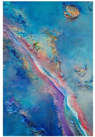 Antonietta Invernizio (Catania , 1985 - ) Kosmos 2024 70x50 cm Acrilico,...