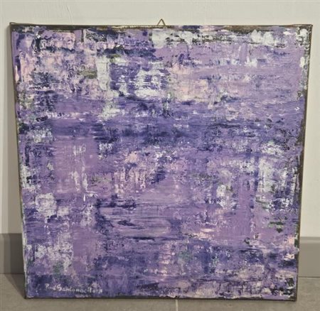 Pina Santonocito (Catania, 1961 - ) Alla ricerca del tempo Acrilico su tela...