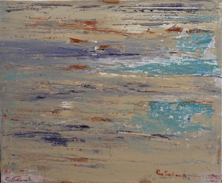 Pina Santonocito (Catania, 1961 - ) Impressioni di settembre Acrilico su tela...