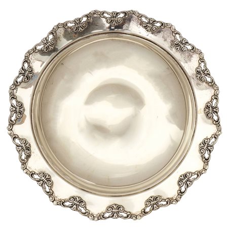 Piatto portadolci in argento