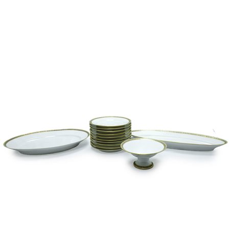 Richard Ginori - Servizio di piatti in porcellana, Pittoria di Doccia,  , primi 20th secolo