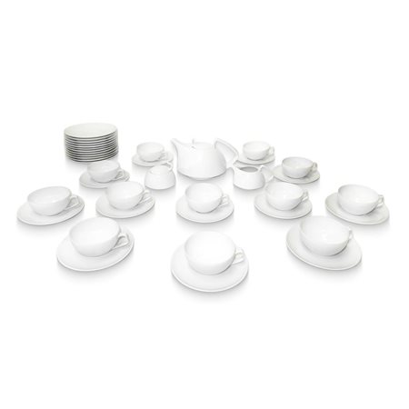 Rosenthal (1879)  - Servizio da tè e da dolce da 12 modello TAC Gropius in porcellana bianca, 60&#39;s