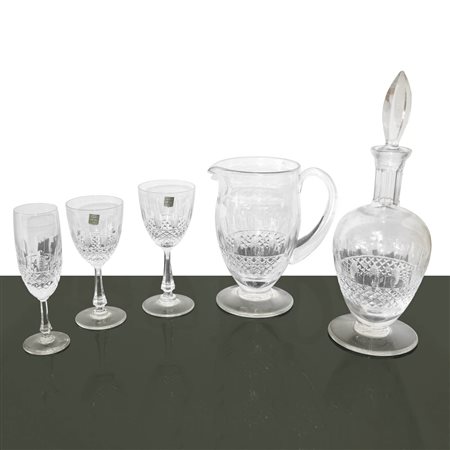 Vannes Le Chatel - Servizio di bicchieri da 12 in cristallo intagliato 