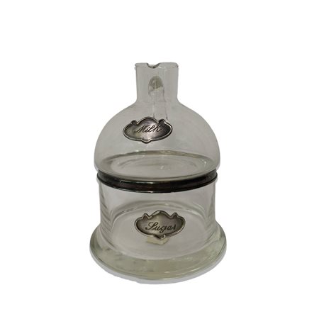 Dispenser latte e zucchero in vetro