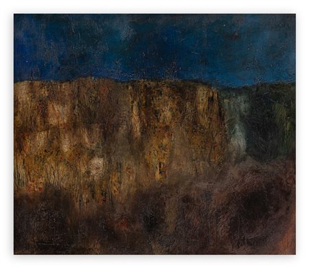 GIUSEPPE BANCHIERI (1927-1994) - Paesaggio di campagna, 1958