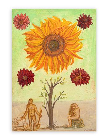ACHILLE FUNI (1890-1972) - Girasole, 1968