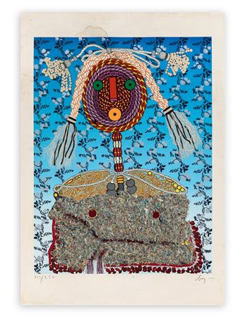 ENRICO BAJ (1924-2003) - Ermengarda, 1975