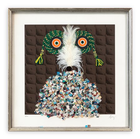 ENRICO BAJ (1927-2003) - Claudia de' Medici, Duchessa di Urbino, 1979