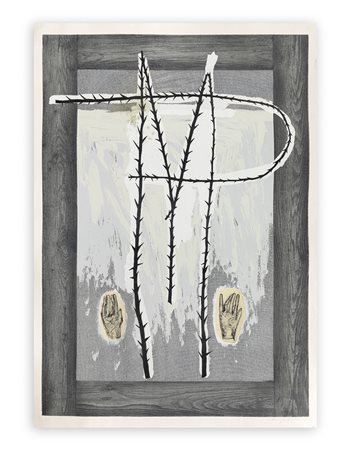 MIMMO PALADINO (1948) - Gli alberi che nel corpo nascono, 1990